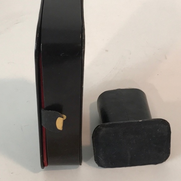 Hickok Black Leather Dresser Valet  Original -Mad Men Alert Hickok Vintage - Picture 6 of 15